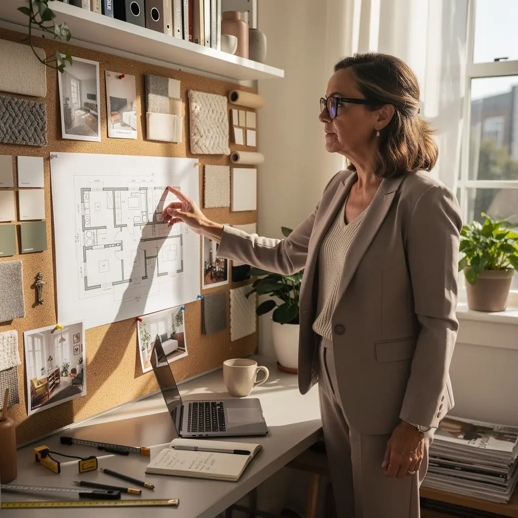 Przestronna kuchnia z wyspą roboczą i nowoczesnymi urządzeniami.